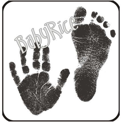 Baby Hand and Footprint Kit Silver Frame Christening Shower Gift Present Options