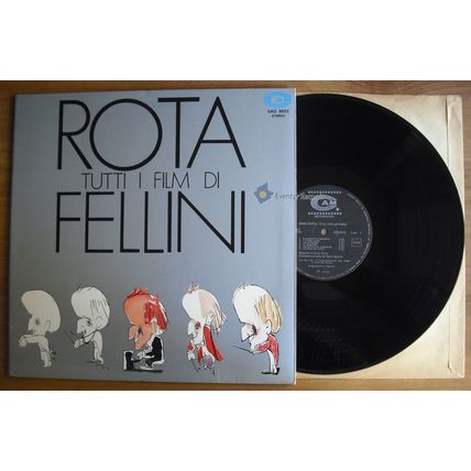 Nino Rota Tutti I Film Di Fellini 1973 Used LP Soundtrack Ita