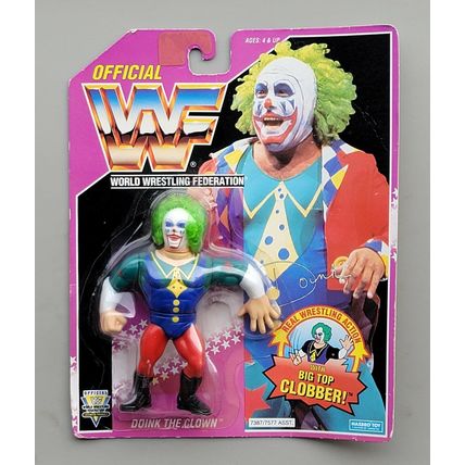 wwf ljn hasbro wrestling superstars series 9 doink the clown wrestling figure