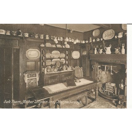 PC20939 Oak Room. Mother Shipton Inn. Knaresborough. Simpson. 1914