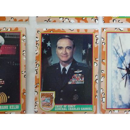 Desert Storm Trading Cards - Complete Set Series 1 - 88 Cards 1991 Topps
