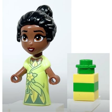 NEW Disney Lego Tiana Micro Doll Figure and Fireplace with Frog & Tiana's Palace