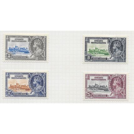 STRAITS SETTLEMENTS MALAYSIA KG5 1935 SILVER JUBILEE SET MH SG259 259 SG