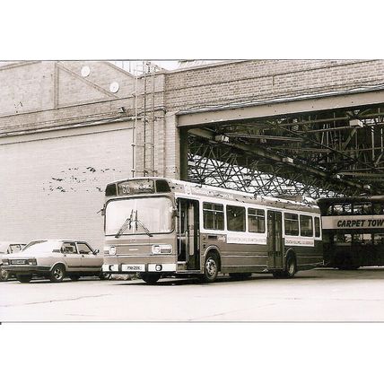 Black & White Photograph of Northampton Corporation Transport - PNH 25N