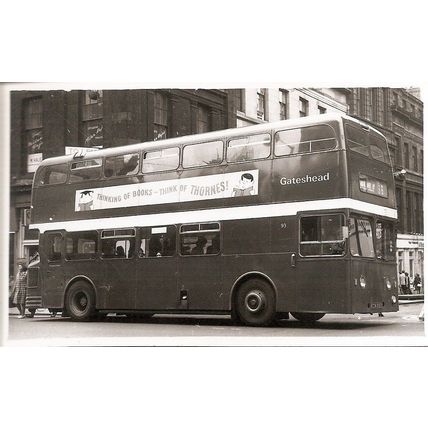 Black & White Photograph of Gateshead & District Omnibus Co. Ltd. - KCN 893