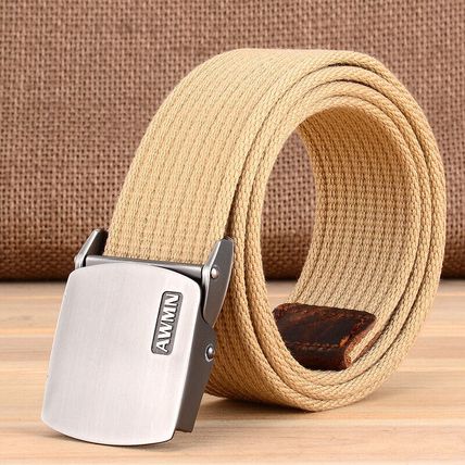 Men's outdoor belt canvas Military enthusiast casual leather belt fabric belt