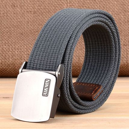 Men's outdoor belt canvas Military enthusiast casual leather belt fabric belt