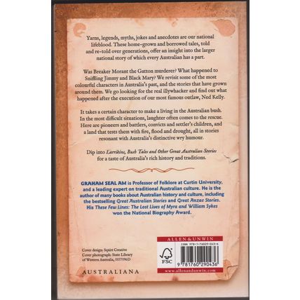 Larrikins, Bush Tales & Other Great Australian Stories, by Graham Seal. TPB