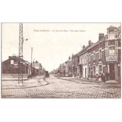 02 - FLAVY le MARTEL - La Grande rue - Café de la Mairie A.GEORGES