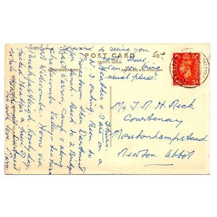 Widecombe In The Moor, Moorland Road - Postally Used - Aug 1949 Newton Abbot