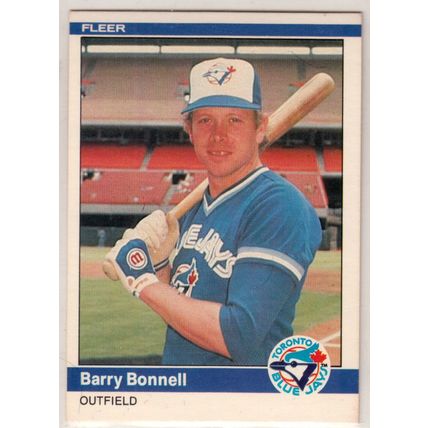 1984 Fleer baseball card #149 Barry Bonnell - Blue Jays