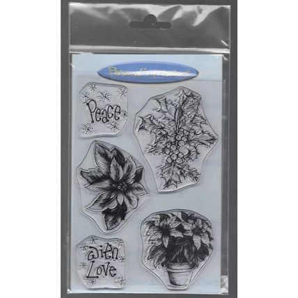 Personal Impressions. Flowers Sentiments Stamp Set. Stamping Cardmaking Crafts