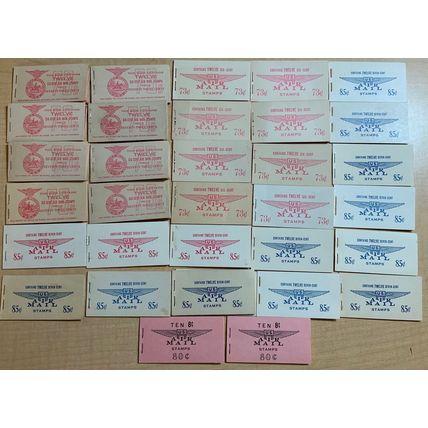 Airmail Booklet Dealers Stock SCV $610.00 * Stuart Katz