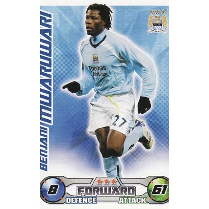 Match Attax Extra 2008/2009 Benjani Mwaruwari Manchester City