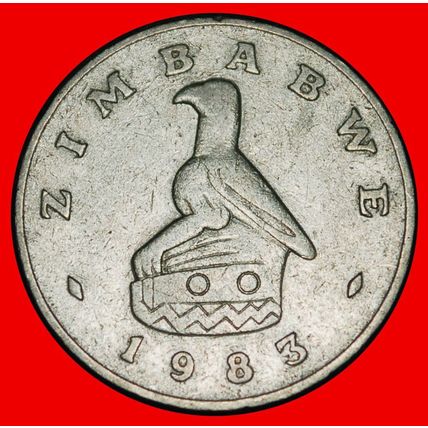 Ⰶ GREAT BRITAIN (1980-1997): ZIMBABWE ★20 CENTS 1983 BRIDGE★LOW START★NO RESERVE
