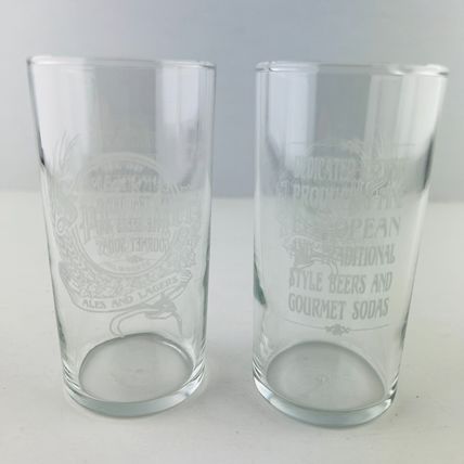 Sprecher Beer Ales & Lagers 2 Sampler Beer Glass Set