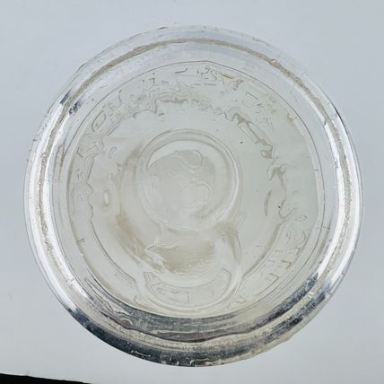 Dairymen's Milk Co Pittsburgh 3¢ Cent Store Pint Bottle Embossed Dairy Glass Vin