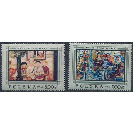 Polish Paintings: 5.00zl & 7.00zl - Poland 1968 - MNH - MiNr 1870/1