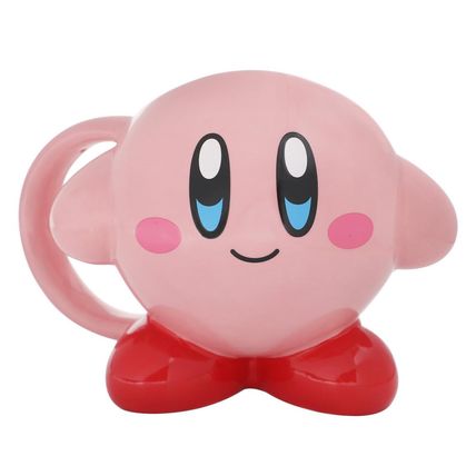 BIOWORLD Kirby Smile on 18 oz. Ceramic Sculpted Coffee Mug-NEW-SEALED-FAST SHIP