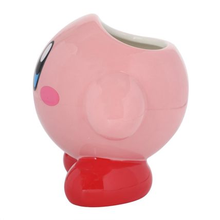 BIOWORLD Kirby Smile on 18 oz. Ceramic Sculpted Coffee Mug-NEW-SEALED-FAST SHIP