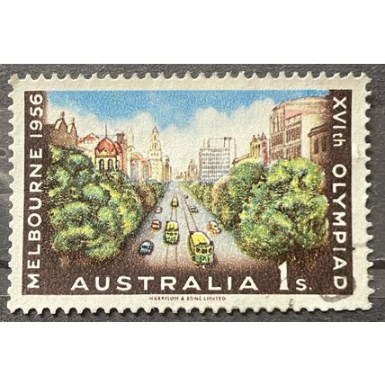 AUSTRALIA 1956 SG 0292 USED #1