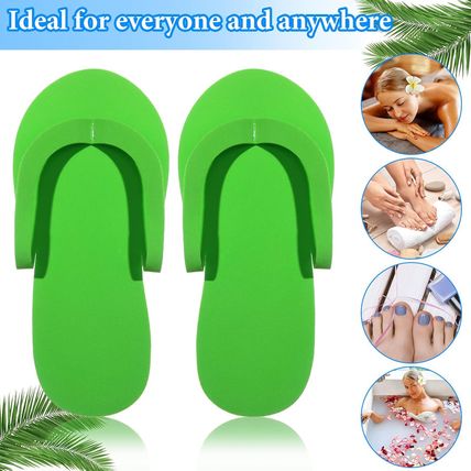 Janmercy 90 Pairs Pedicure Slippers Disposable Flip Flops Foam Sandals Bulk Spa
