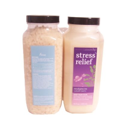 Bath & Body Works Eucalyptus Tea Luxury Bath & Bath Soak 2 Piece Set