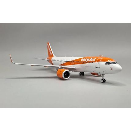 A320-251N EASYJET SWITZERLAND REG: HB-AYP WITH STAND - JFOX JF-A320-058L 1/200