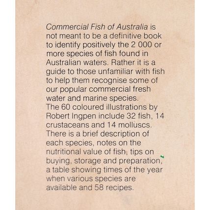 Commercial Fish Of Australia by Peter Pownall. Ref: B2415
