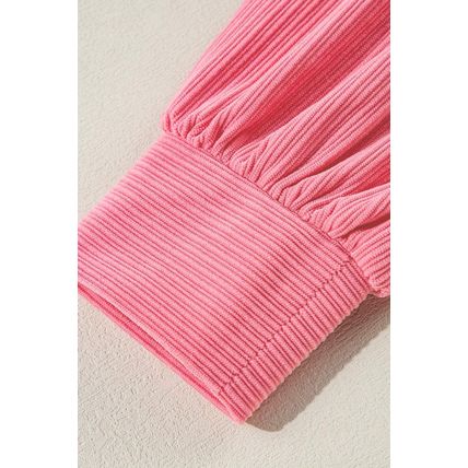 Bonbon Corduroy Flap Detail Button Up Split Shacket