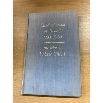 RARE* 1945 1ST EDITION ELIZABETH HAM BY HERSELF 1783-1820 AUTOBIO HB BOOK (P2)