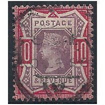 1887 SG210 10d Purple & Carmine Fine Used ...