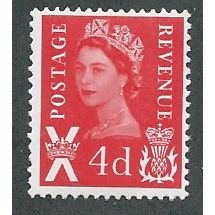 1967 4d' U/M' SCOTLAND REGIONAL' (EBID44-531)