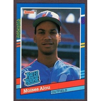 1991 Donruss Moises Alou Rated Rookie # 38 NM-MT