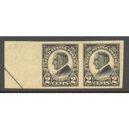 611 2c Warren Harding Very Fine MLH Pair H0271
