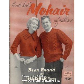 Hand Knit Mohair Fashions Vol 55-C [12040]