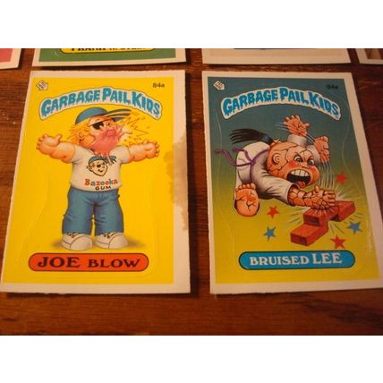 1986 Topps, Garbage Pail Kids, 10-Cards, a & b's