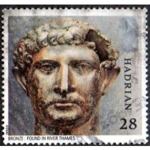 1993 Roman Britain 28p Value. Emperor Hadrain. Fine Used