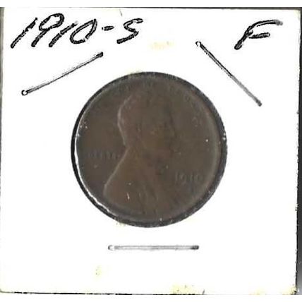1910-S US Lincoln Cent F