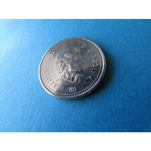 2006 QUEEN ELIZABETH II CANADA TWENTY FIVE CENTS FREE POST. S