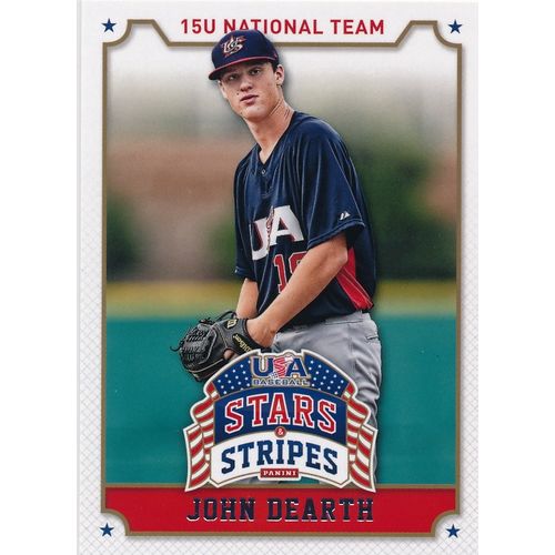 2015 Panini USA Stars and Stripes 53 John Dearth - 15U National Team