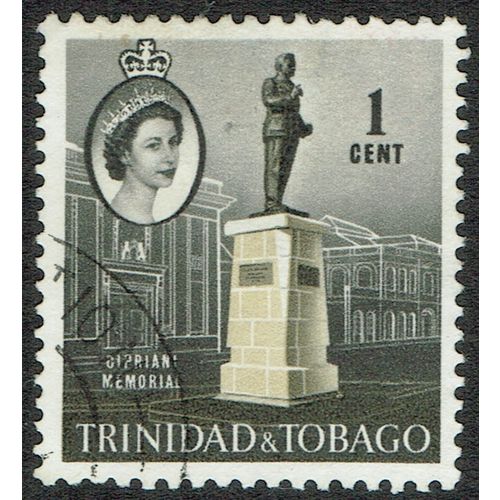 Trinidad & Tobago 1960 Definitive Issue 1c Stone and Black SG284 FU