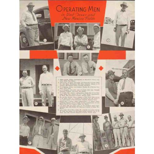 OPERATING MEN 1936 West Texas New Mexico oil gas field vintage article