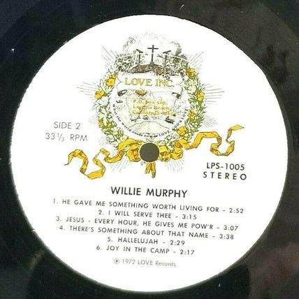 Willie Murphy & Family - Jesus is Coming Soon LP Vinyl Record Vintage (P3)