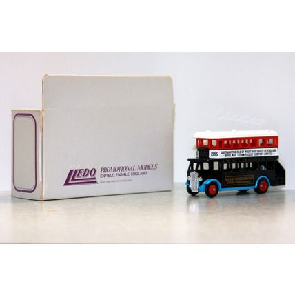 Lledo Promotional Double Decker Bus Red Funnel Group 125 Year Anniversary L.N.