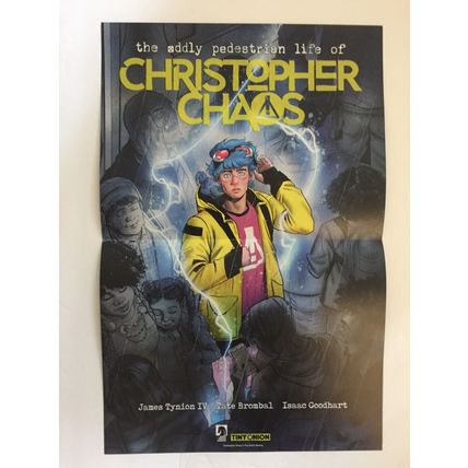 Dark Horse Christopher Chaos / Blue Book Folded Couble Sided 11'' x 17'' Poster