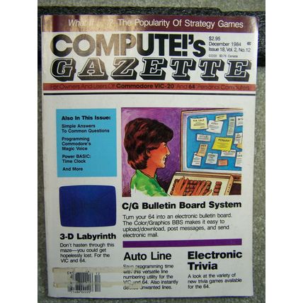Compute!’s Gazette magazine for Commodore Computers - December 1984