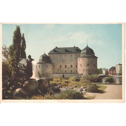 Sweden PC 1951- Orebro - Slott och Centralparken