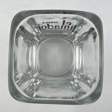 El Jimador Tequila Heavy Square Rocks Glass