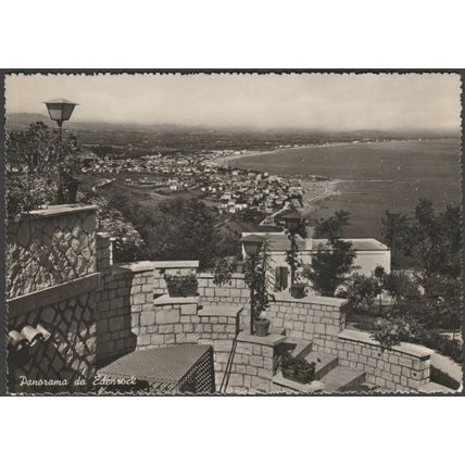 Panorama de Edenrock, Cattolica, Rimini, c.1960 - Fabbri Foto Cartolina